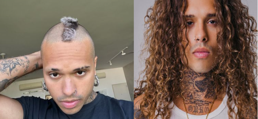 O cantor brasileiro Vitão recentemente chamou a atenção ao postar uma foto com um corte de cabelo fora dos padrões convencionais.