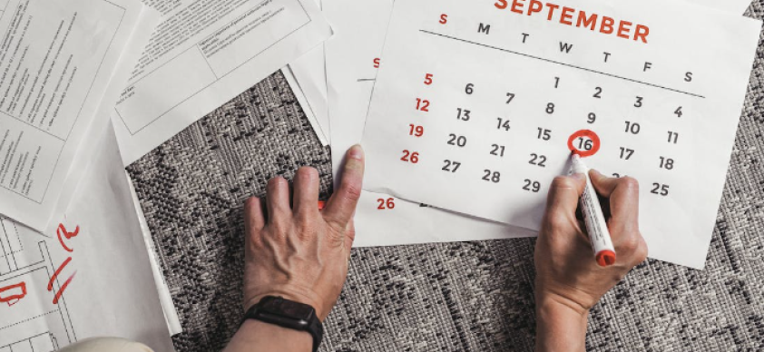 Calendário de Setembro